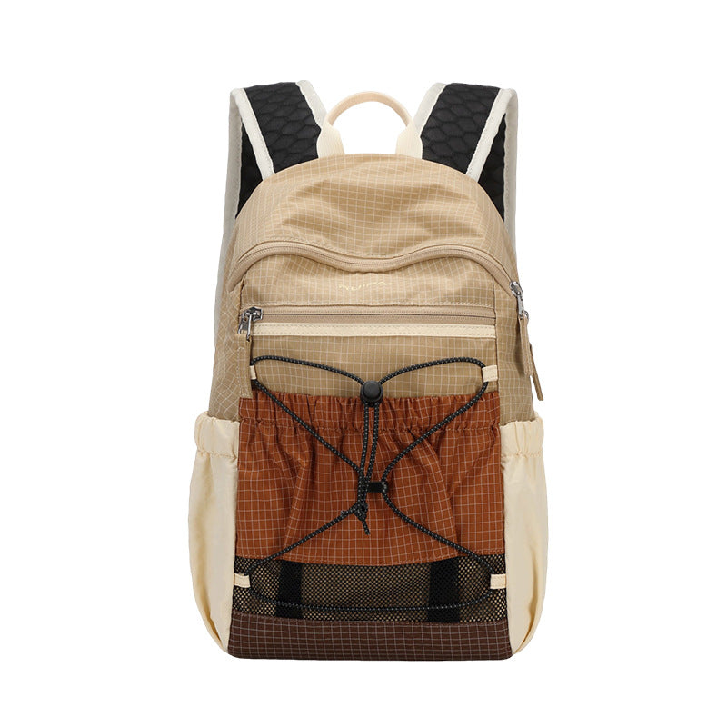 Capacity Portable Contrast Color Cycling Tourist Backpacks