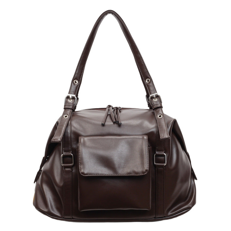 Women's Large Capacity Fashion Street Fan Bike Packet Commuter Tote Bag