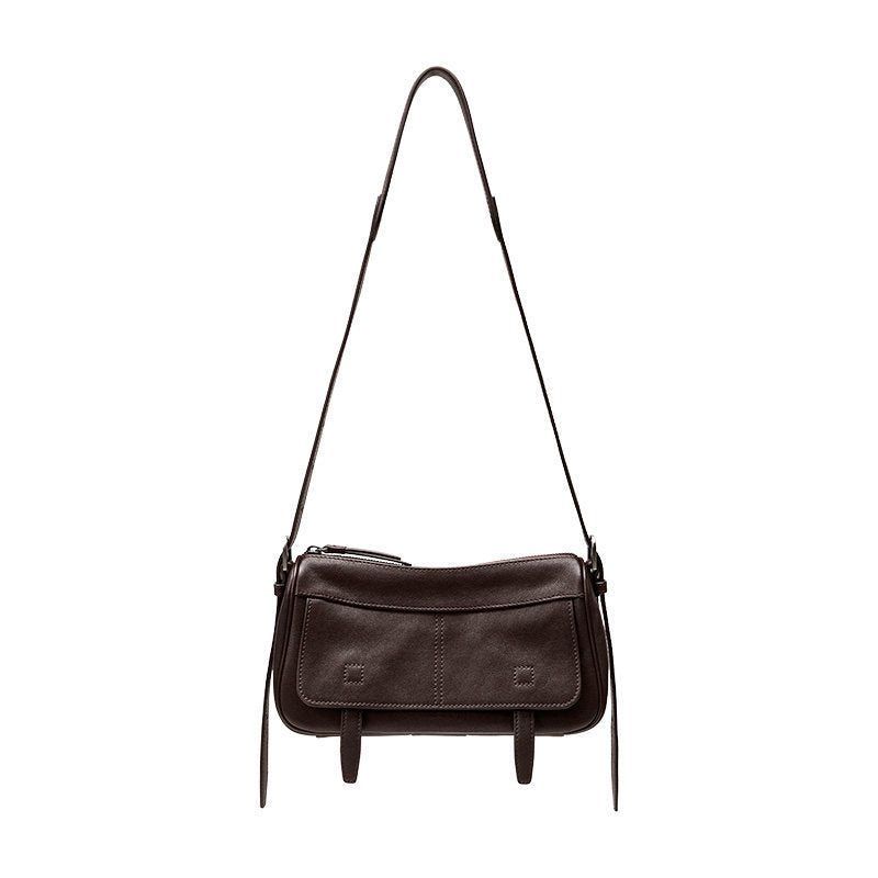 Unique Trendy Women's Leisure Commute Genuine Women's Leather Bag