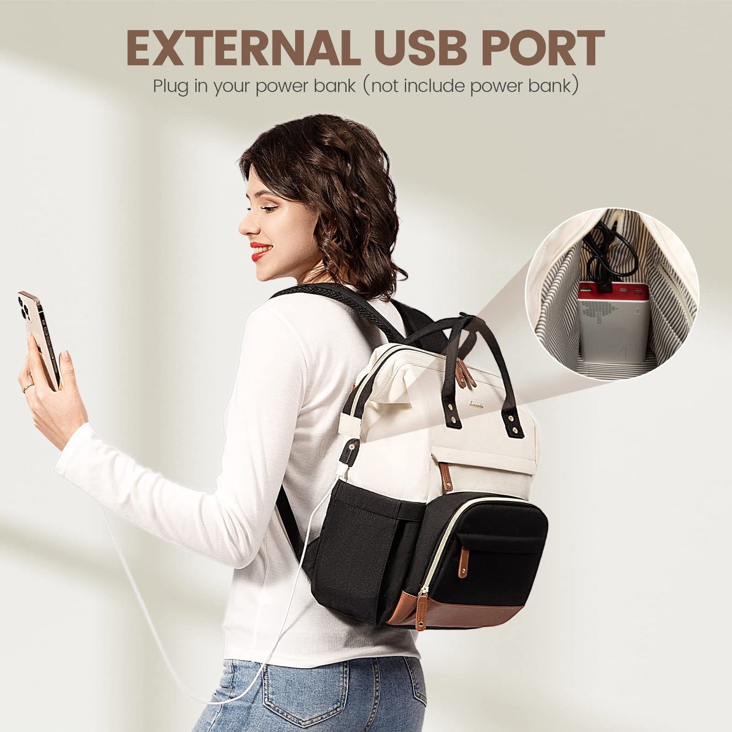 Fashion Women's Business Computer Large Capacity Leisure Backpack