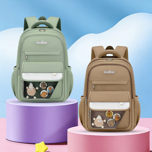 Alleviation Fashion Transparent Good-looking Cartoon Large Capacity Waterproof Backpacks