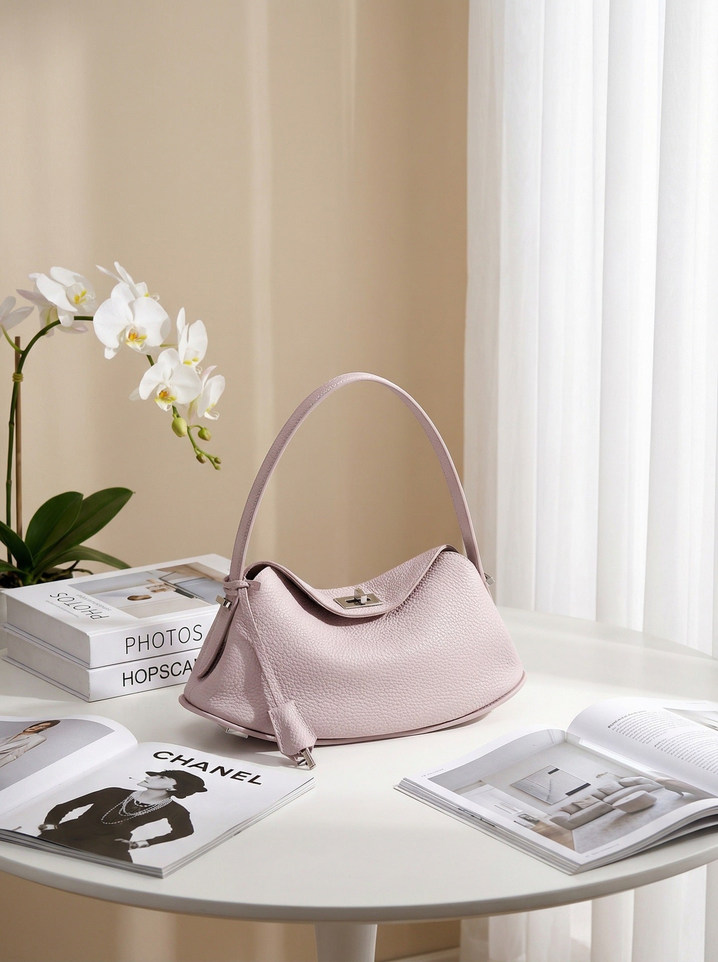 Women's Early Spring Series Genuine First Layer Cowhide Simple Women's Leather Bag