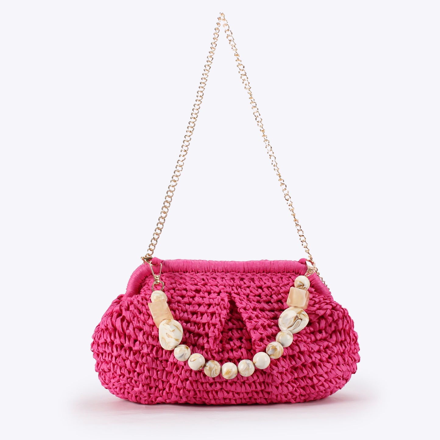 Women's Color Woven Daily Leisure Commute Seaside Vacation Bags
