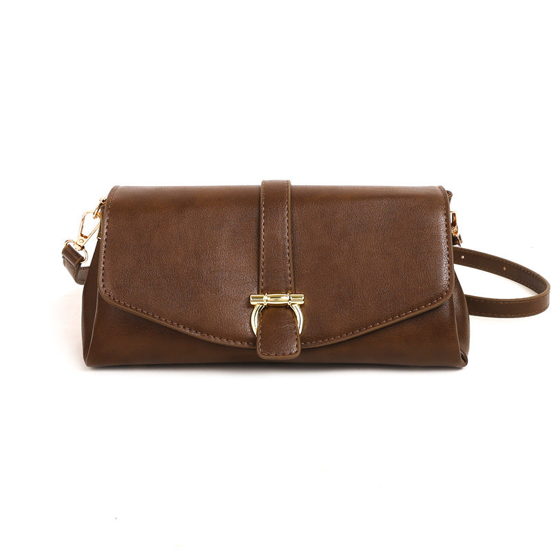 Fashion High Sense Female Personality Versatile Design Latch Women's Shoulder Bag