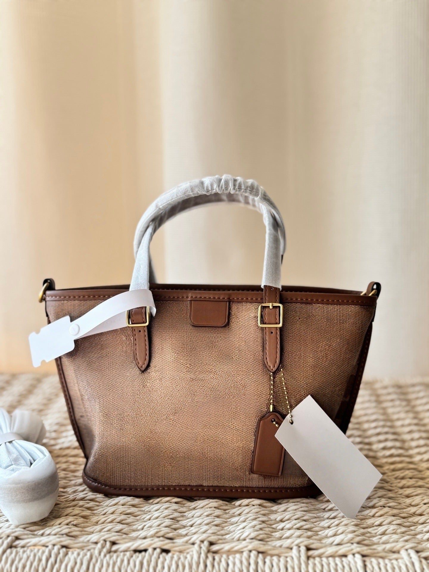Women's Vegetable Basket Presbyopic Portable Fashion Retro Bags