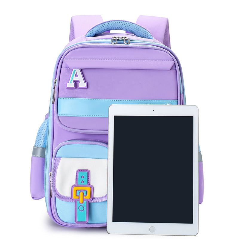 Chic Large Capacity Lightweight Creative Burden Reduction Spine Backpacks