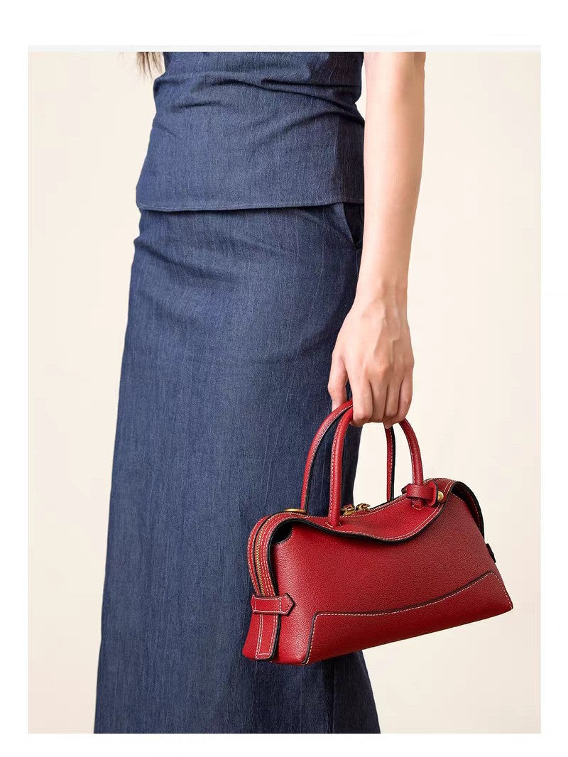 Women's Simple Fashion Portable Bowling Commuter Pillow Bags