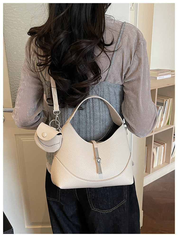 Women's Korean Style Niche Soft Leather Lazy Temperament Women's Messenger Bag