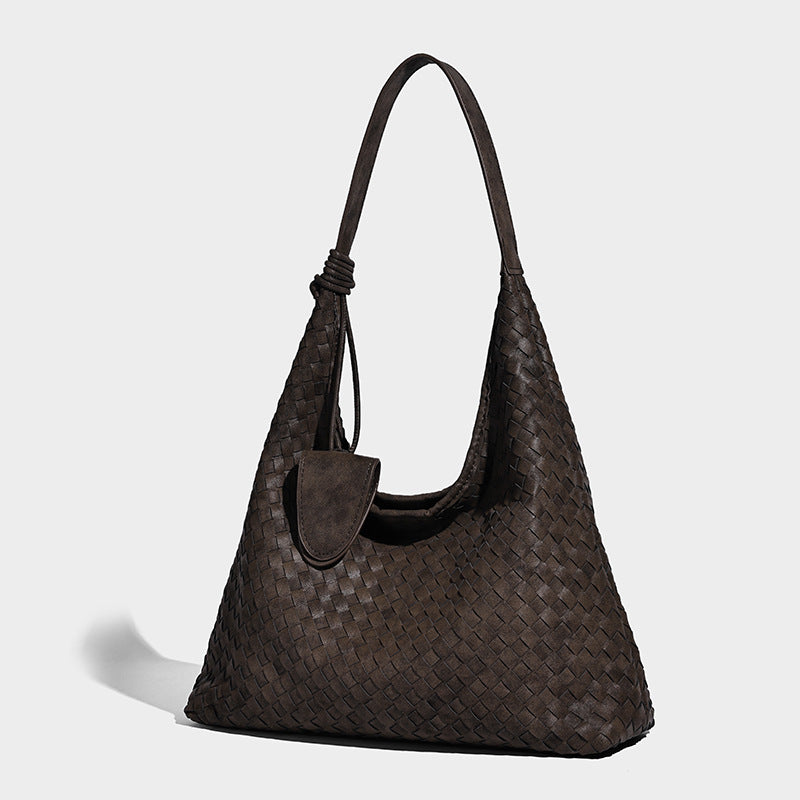 Women's High Sense Woven Stylish Personalized Underarm Women's Shoulder Bag