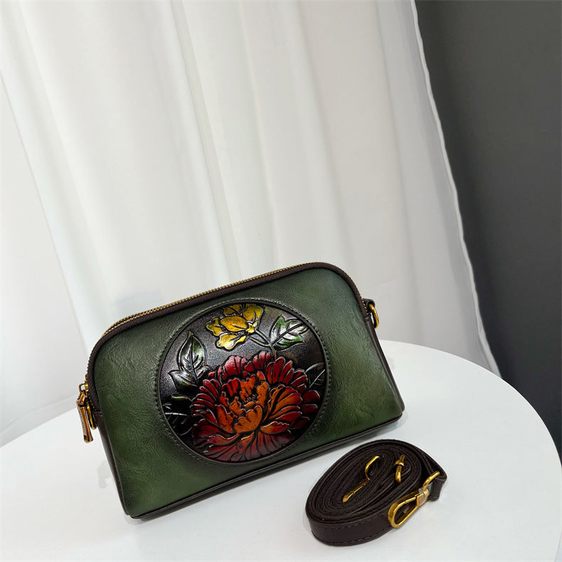 Chinese Style Versatile High Quality Large Capacity Ethnic Commute Handbags