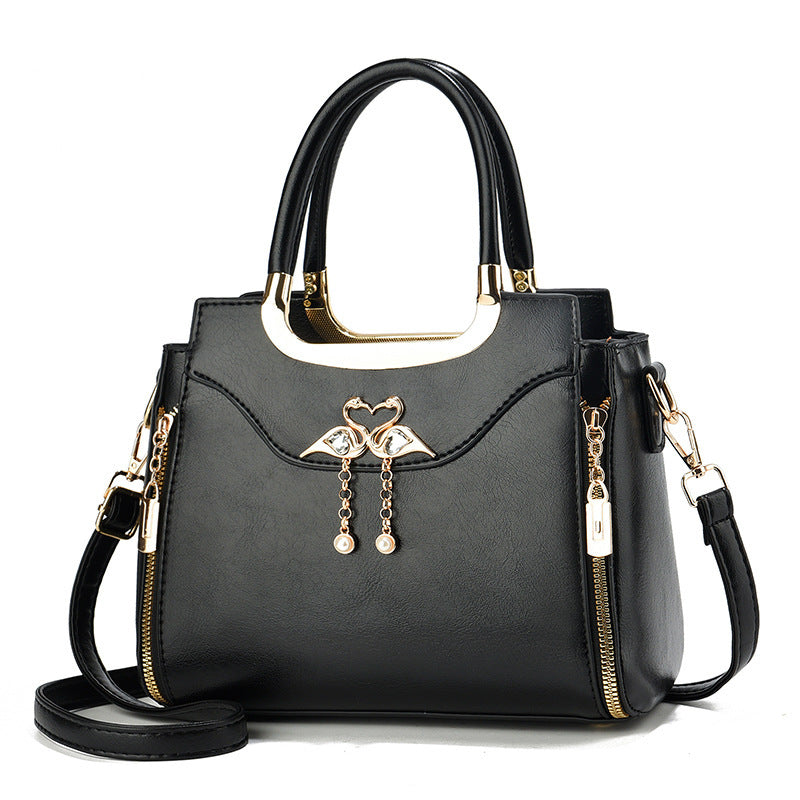 Women's Winter Retro Simple Large Capacity Commuter Handbags