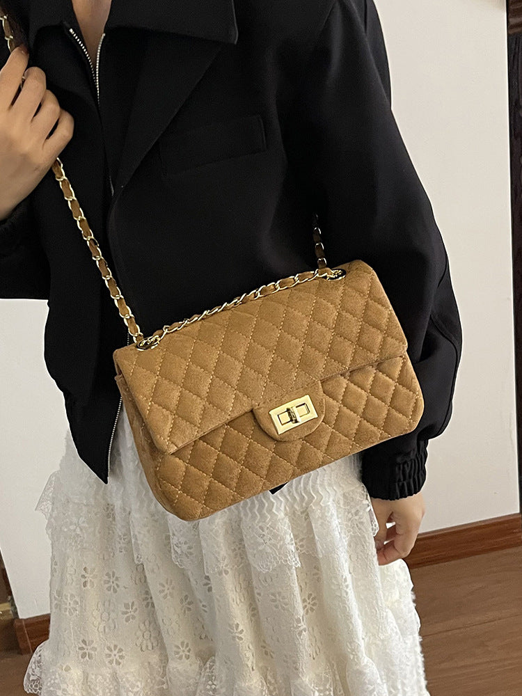 Fashion Large Capacity Chain Rhombus High Bags