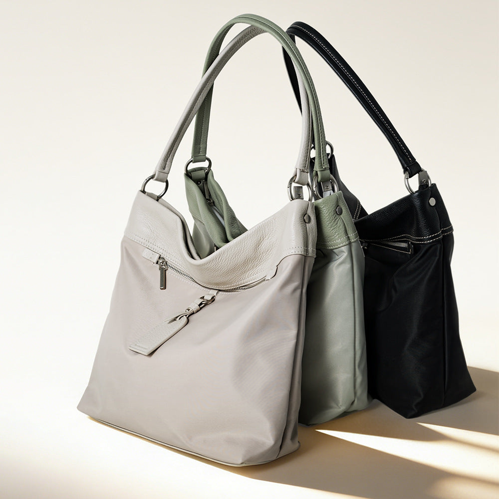Women's Genuine Leather Light Luxury Commuter First Layer Cowhide Women's Handbag