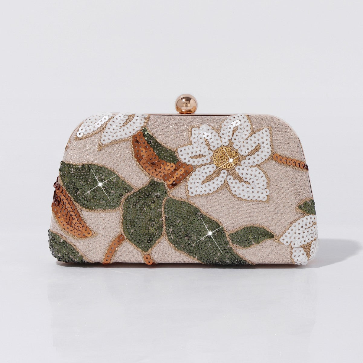 Women's Embroidery Retro National Style Sequined Clutch Banquet Dress Dinner Bag