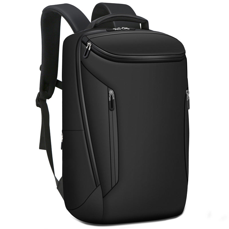 Men's Derm Lightweight Simple Large Capacity Waterproof Business Backpack