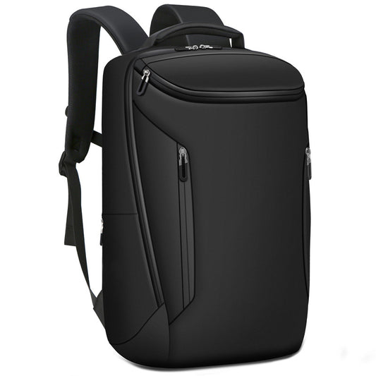 Men's Derm Lightweight Simple Large Capacity Waterproof Business Backpack