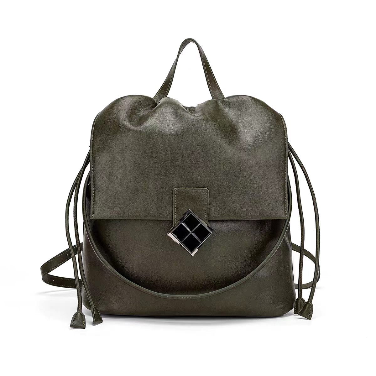 Women's Fashion Large Capacity Soft Leather High-grade Leisure Backpack