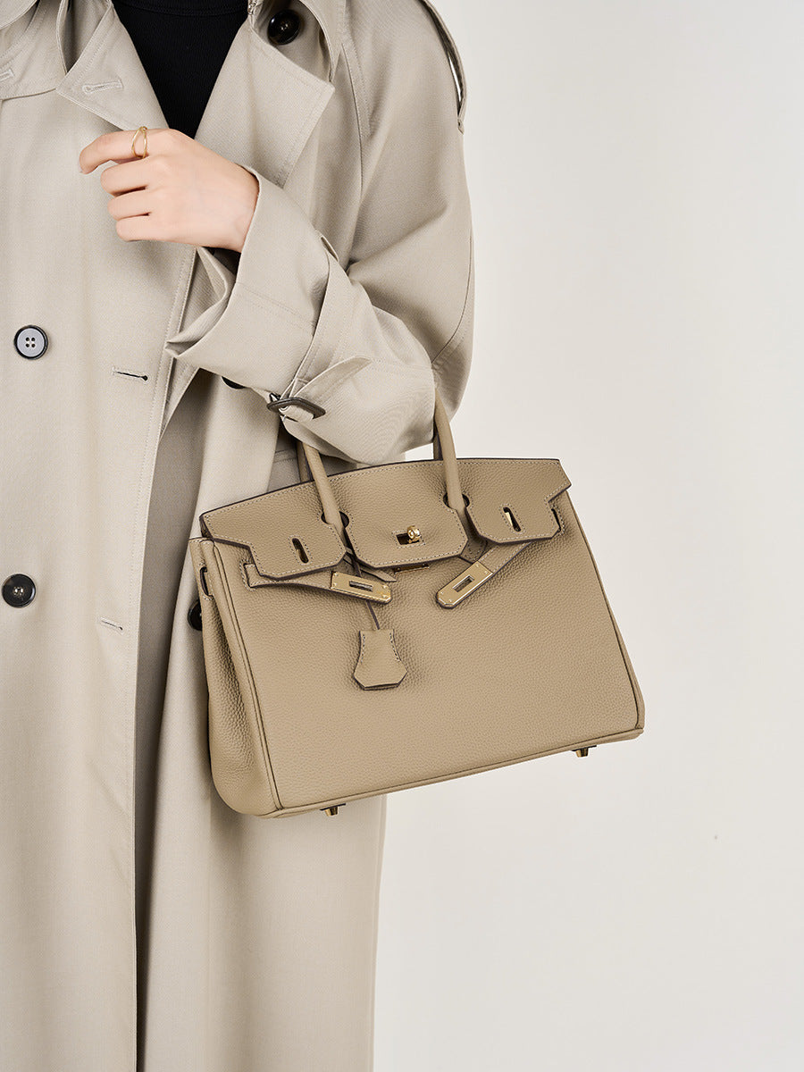Women's Fashionable Korean Style Genuine Leather Simple Women's Messenger Bag