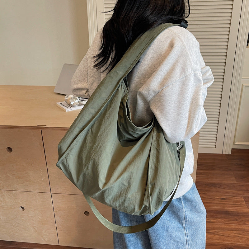 Women's Fresh Simple Large Capacity Cloth Portable Women's Shoulder Bag
