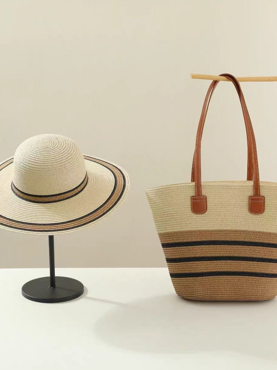 Beach Vacation Versatile Large Capacity Hat Women's Shoulder Bag