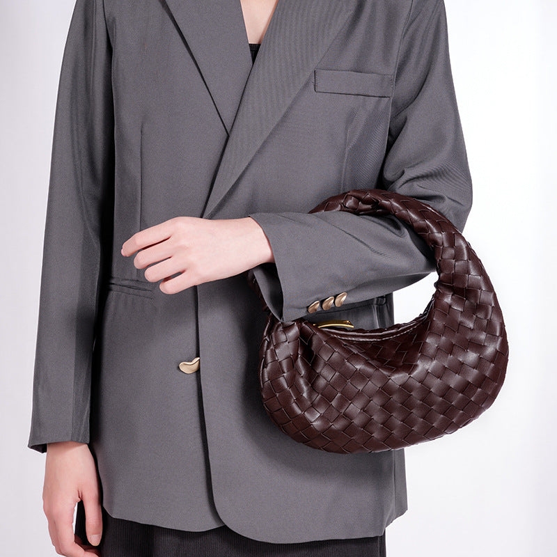 Women's Cloud Dumpling Underarm Large Capacity Croissant Knotted Women's Handbag
