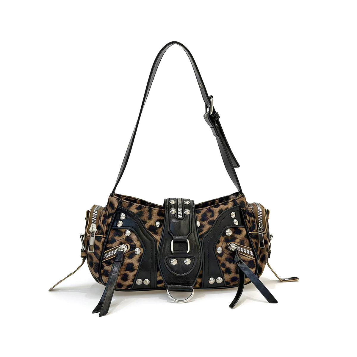 Niche Motorcycle Underarm Single Lion Ridge Women's Shoulder Bag