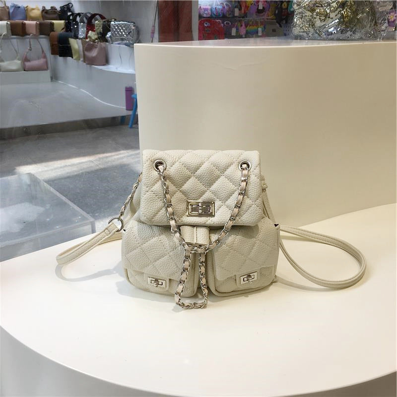 Cabinet Sense Classic Style Rhombus Chain Women's Handbag