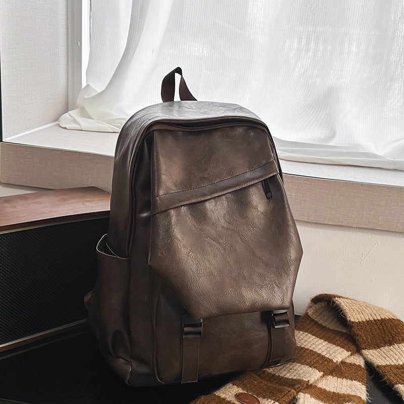 Men's High-grade Large Capacity Female College Fashion Leisure Backpack