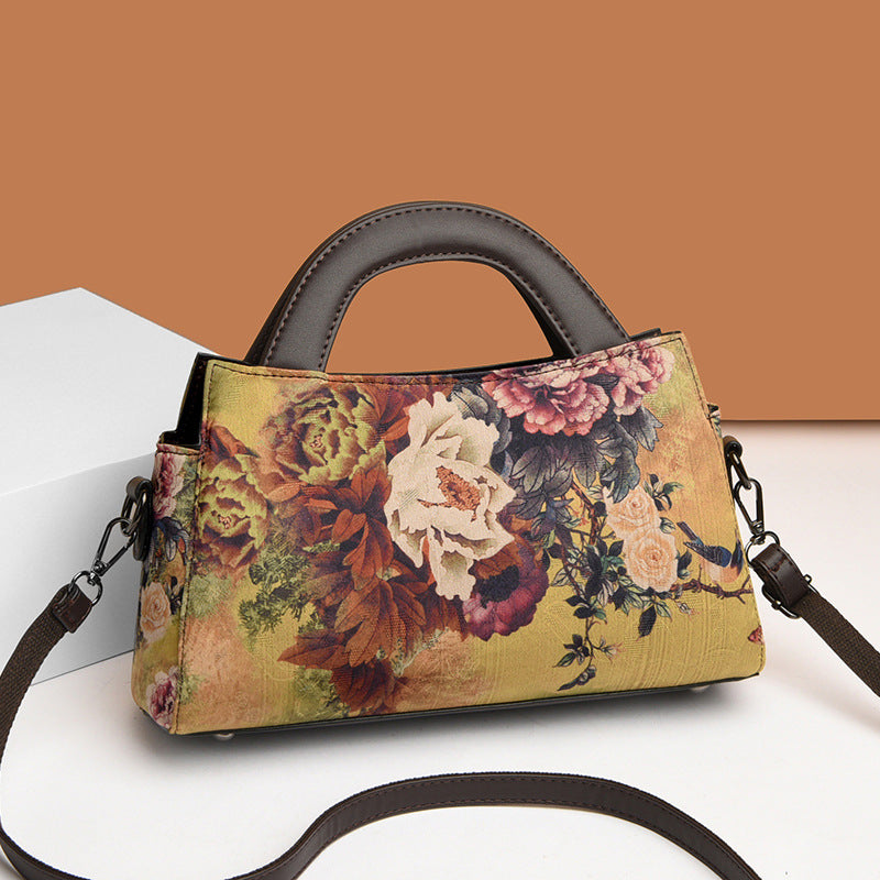 Retro Ancient Style Cheongsam Banquet Clutch Yarn Women's Shoulder Bag