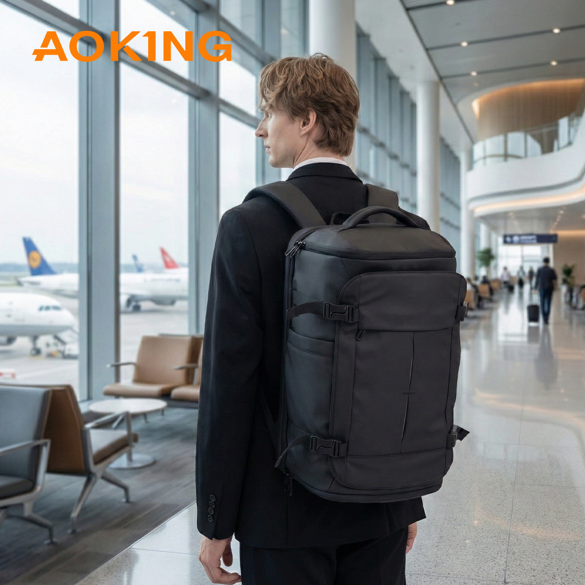 Men's Large Capacity High-grade Trip Commuter Computer Backpacks