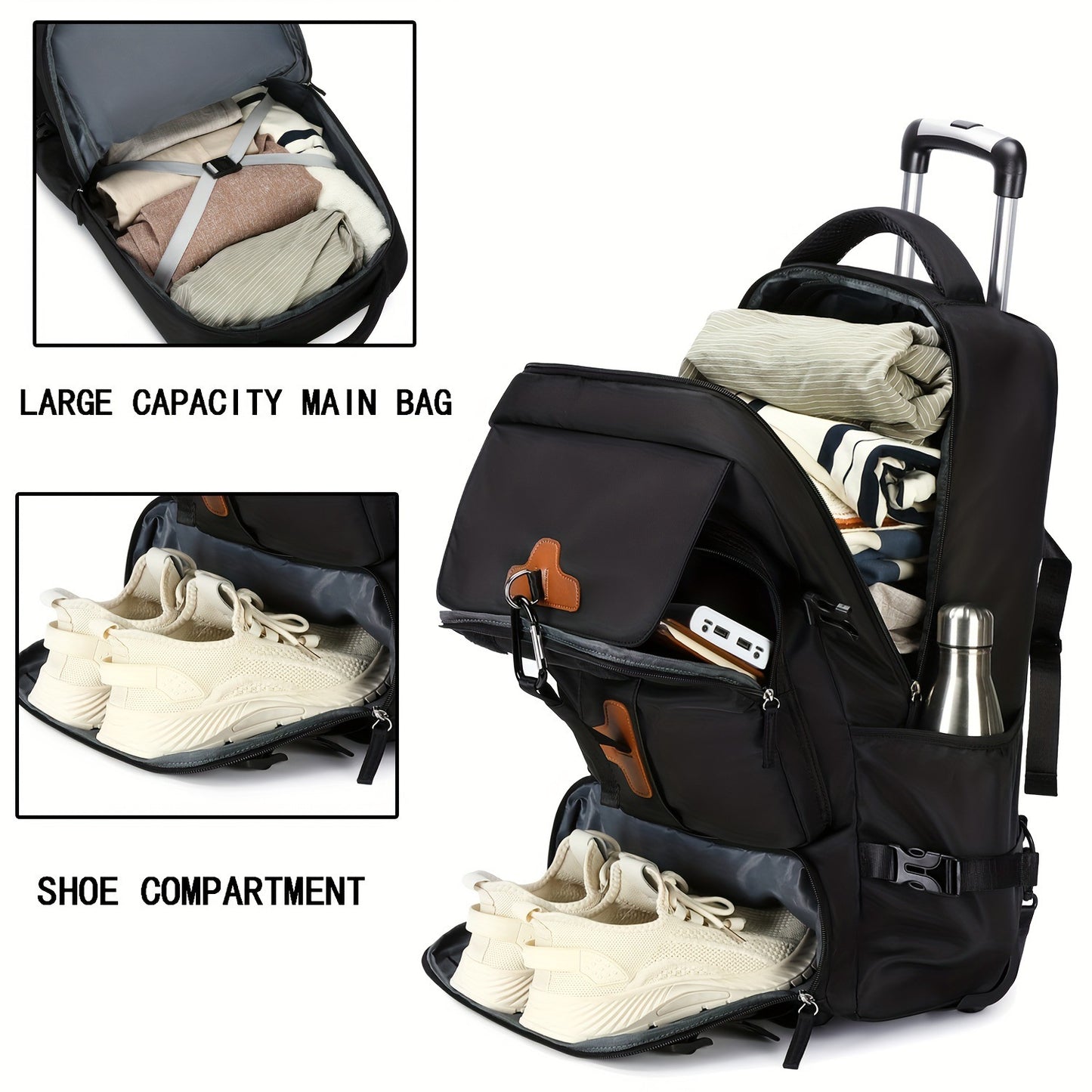 Oxford Cloth Lightweight Large Capacity High-grade Leisure Backpack