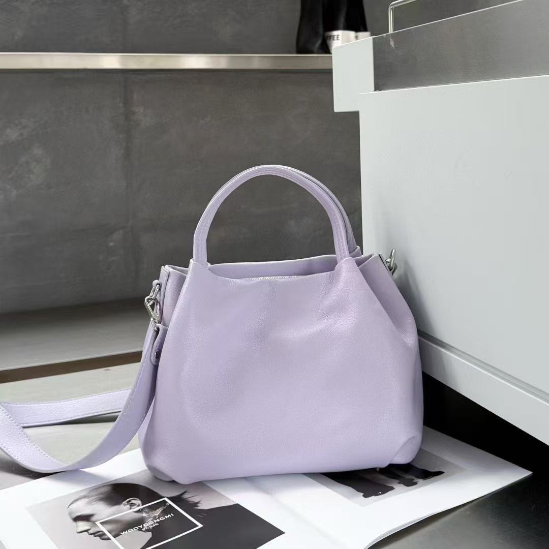 First Layer Cowhide Lady's Special Fashion Vegetable Basket Genuine Bags