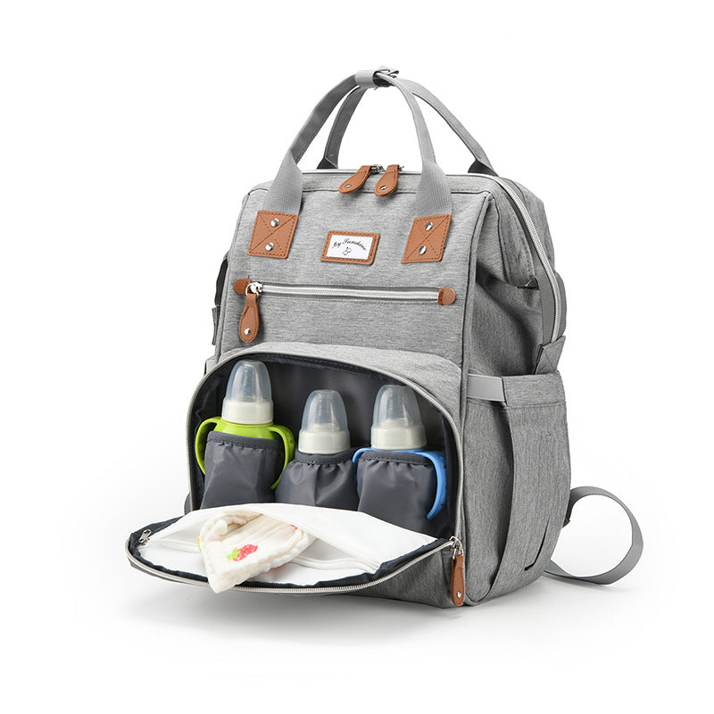 Women's Oxford Cloth Waterproof Multifunctional Mom Outing Mummy Bag