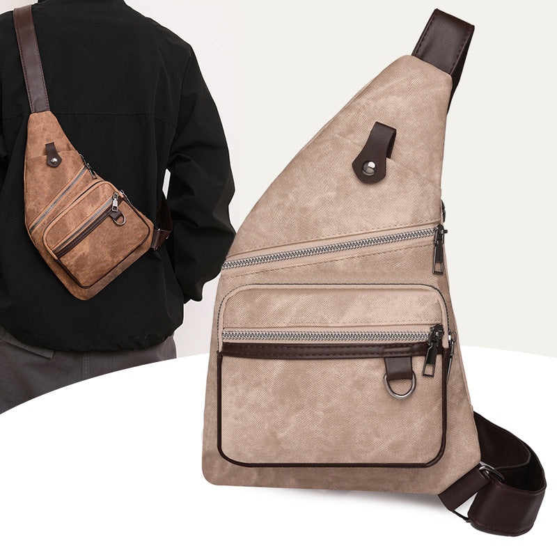 Women's Trendy Cool Personality Single Simple Mobile Women's Chest Bag, Fanny Pack
