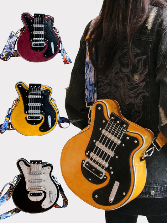 Personalized Creative Hot American Retro Guitar Shape Bags