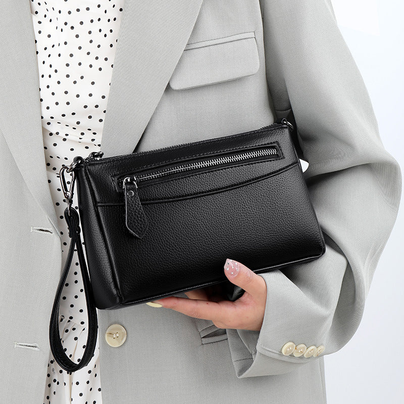 Charming Women's Live Broadcast Mother's Textured Women's Messenger Bag