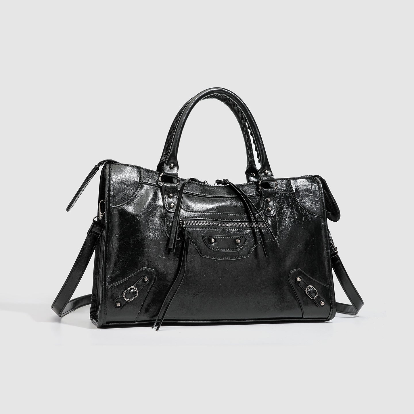 Women's Trendy Cool Hot Motorcycle Advanced Texture Bags