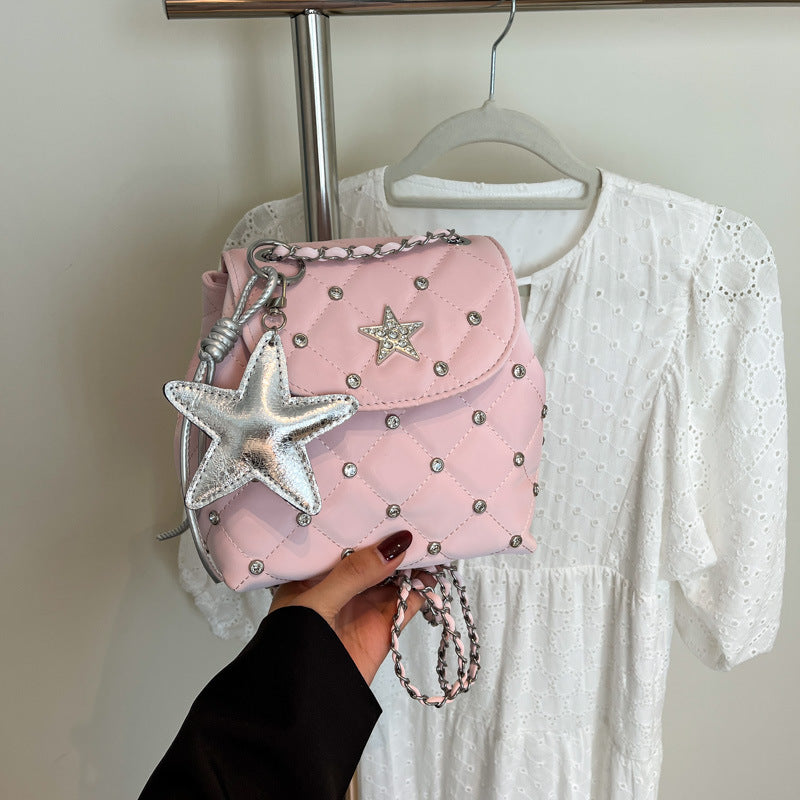 Classic Style Diamond Chain Underarm Female Women's Shoulder Bag