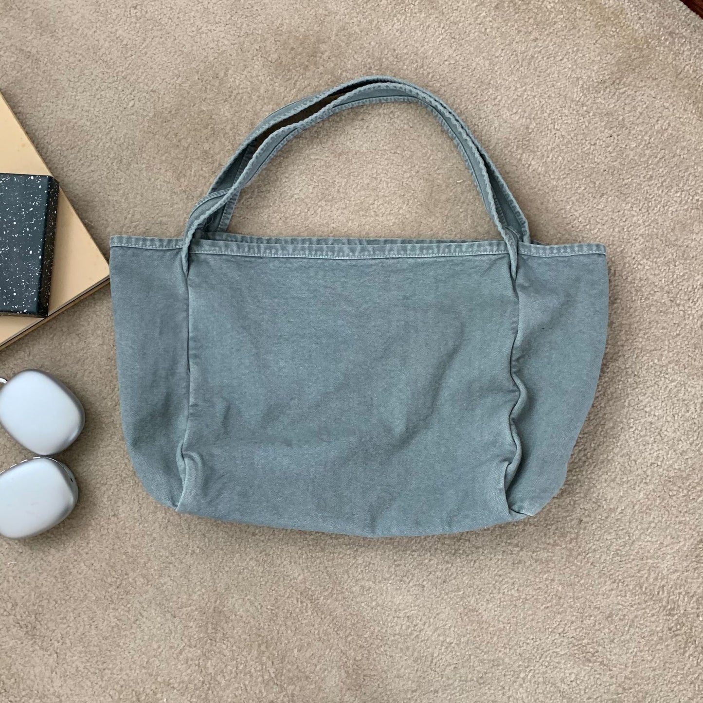 Women's Super Hot Canvas Large Artistic Wash Women's Shoulder Bag