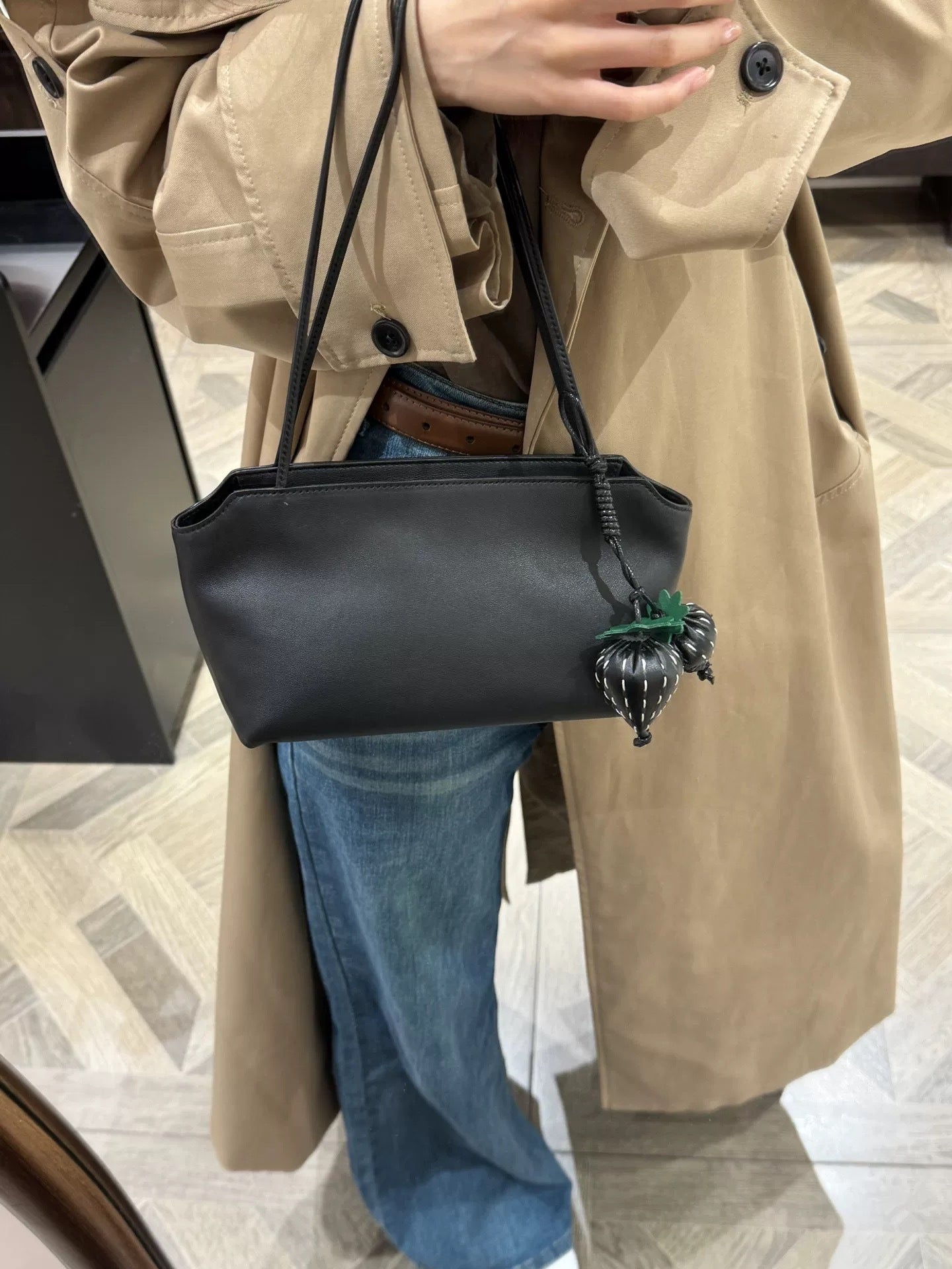 Women's Minimalist Leather For Design Underarm Bags