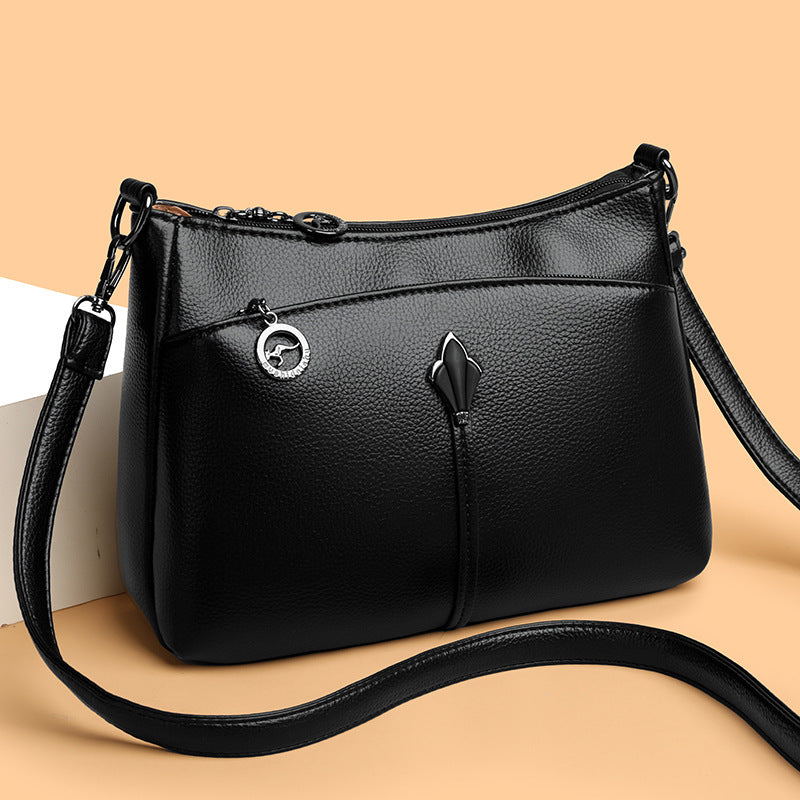 Women's Simple Advanced Texture Fashion Commuter Large Women's Shoulder Bag