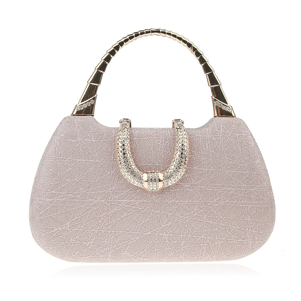 Women's Popular Thin Glittering Portable Clutch Dress Banquet Bags