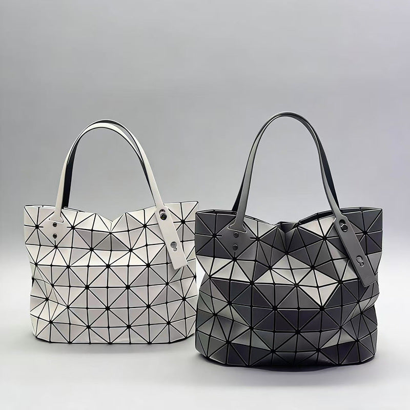 Fashion Geometry Pattern Large Capacity Commuter Women's Shoulder Bag