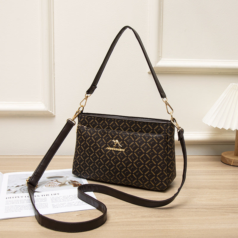 Women's Fox Simple Graceful Large Capacity Printed Handbags