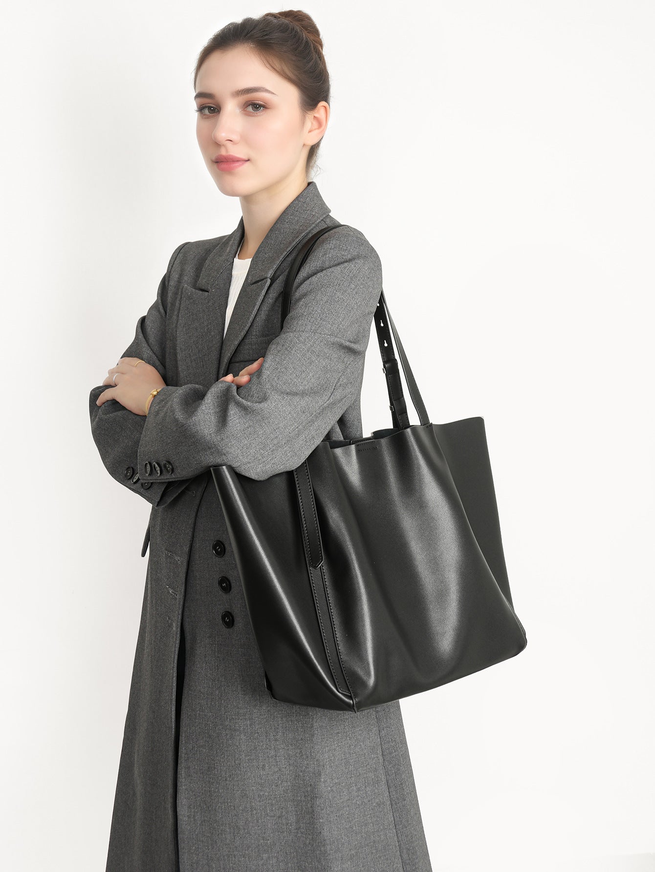 Women's Genuine Large Capacity Fashion Retro Korean Style Trendy Bags