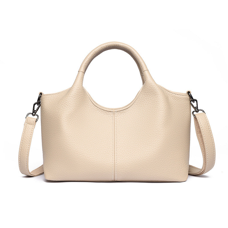 Women's Lightweight Commuter Texture Soft Leather Pouches Women's Shoulder Bag