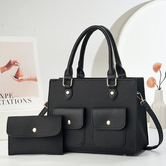 Women's Fashionable Fashion Commuter Large Capacity Practical Portable Women's Handbag