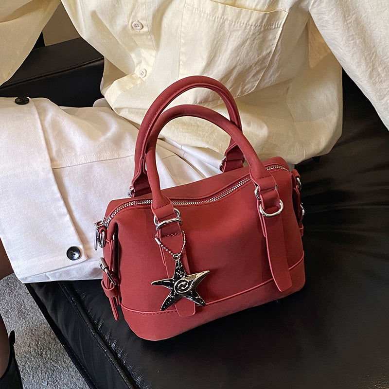 Women's Bowling Korean Portable Simple High-grade Niche Women's Messenger Bag