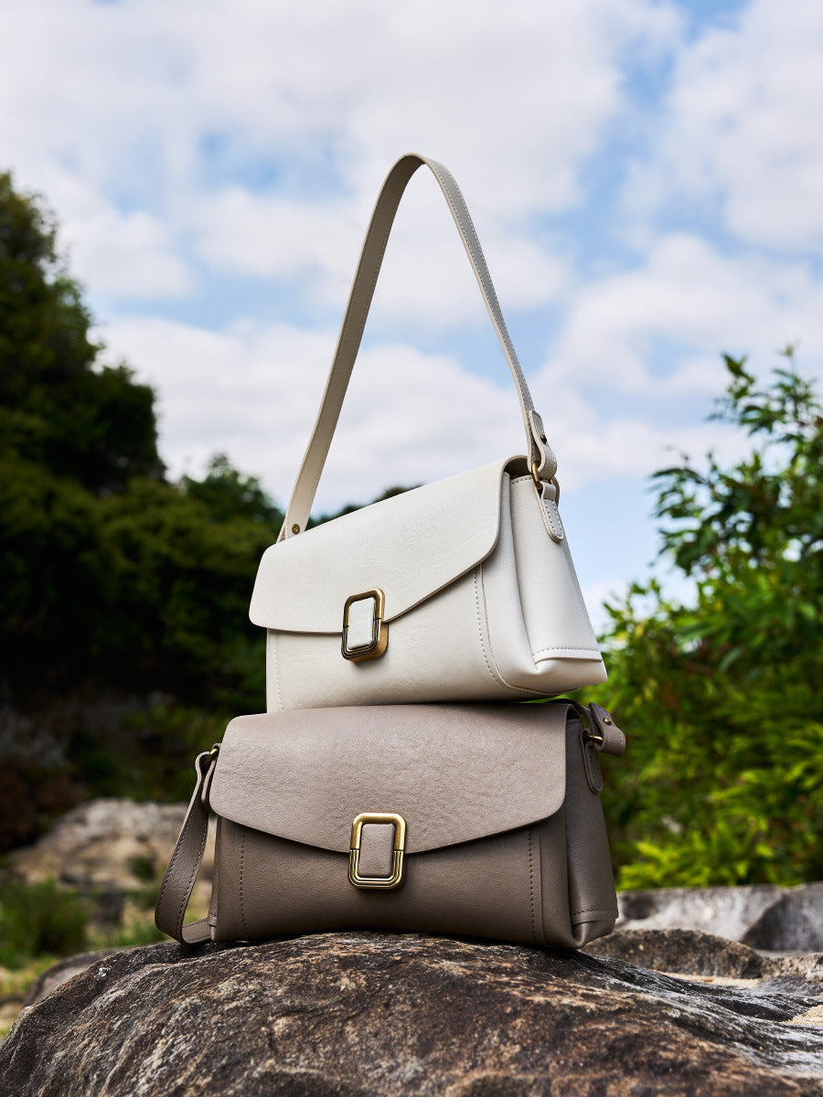 Women's Genuine Leather Niche High-grade Female Commuting Women's Messenger Bag
