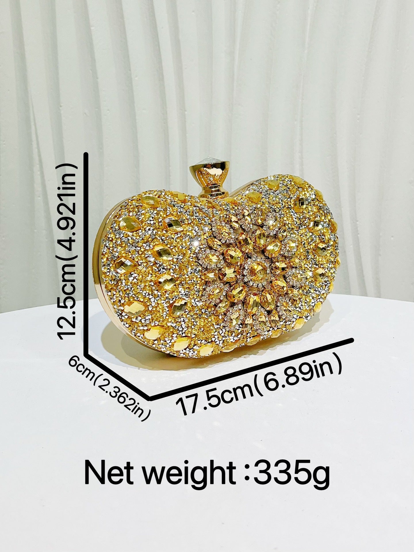 Women's Wedding Clutch Flower Portable With Cheongsam Dinner Bag